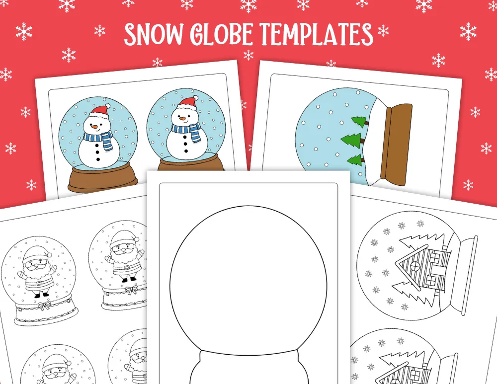 Snow Globe Templates