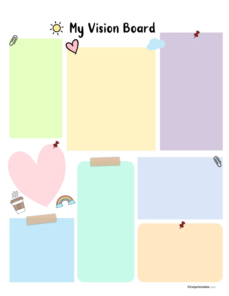 Vision Board Template 01