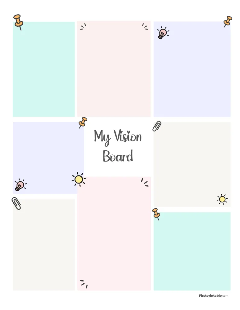 Vision Board Template 02