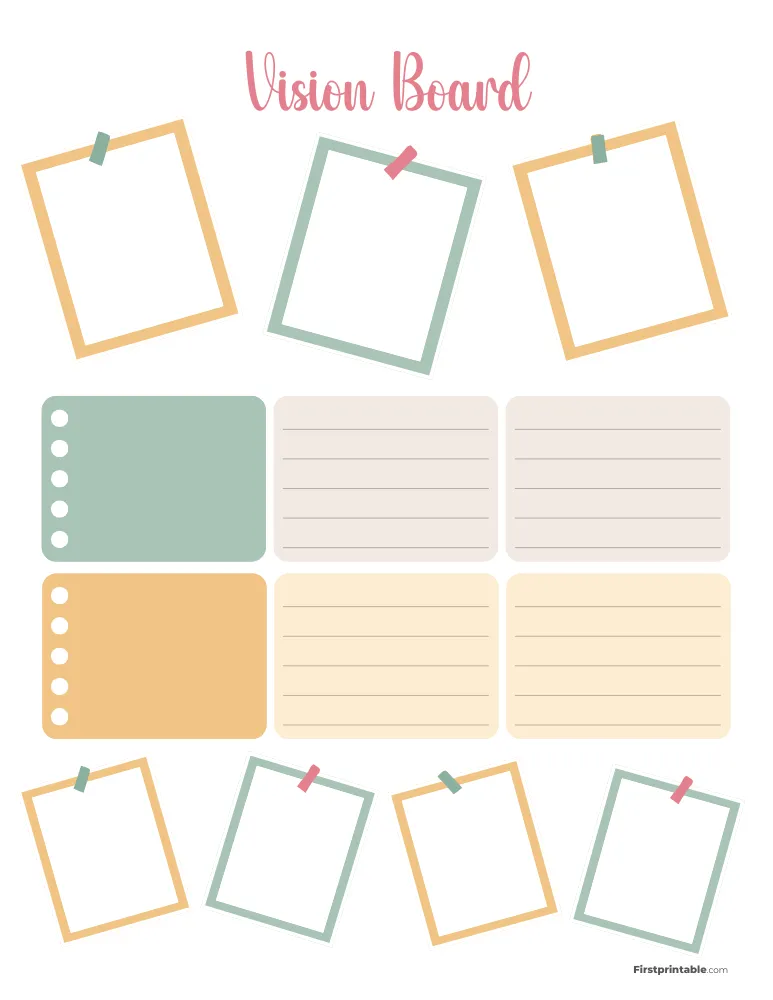 Vision Board Template 03