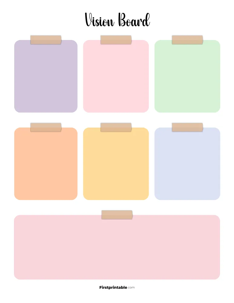 Vision Board Template 04