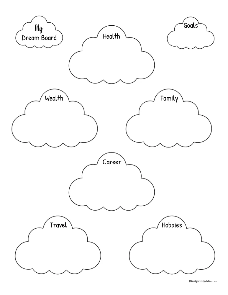 Vision Board Template 06