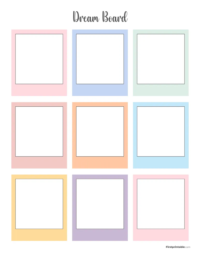 Vision Board Template 08