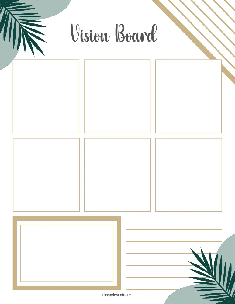 Vision Board Template 12