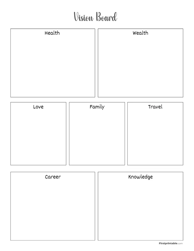Vision Board Template 15
