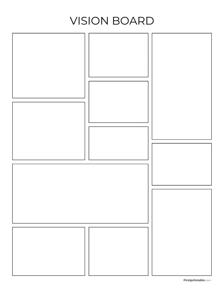 Vision Board Template 16