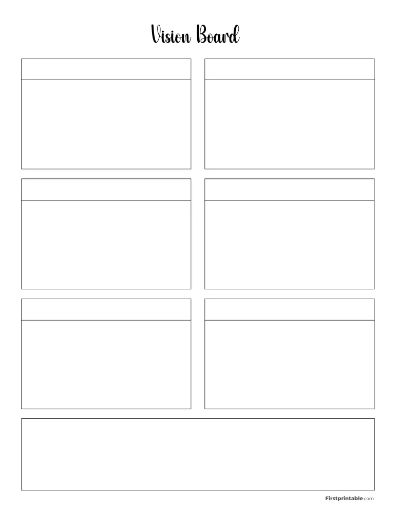 Vision Board Template 20