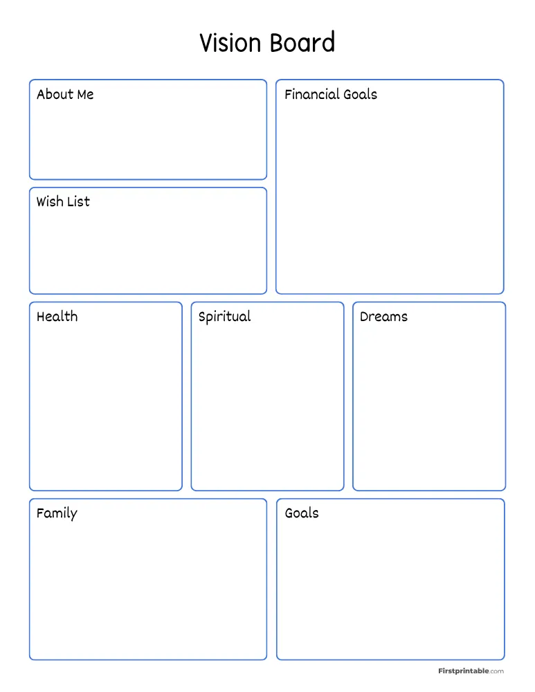 Vision Board Template 22