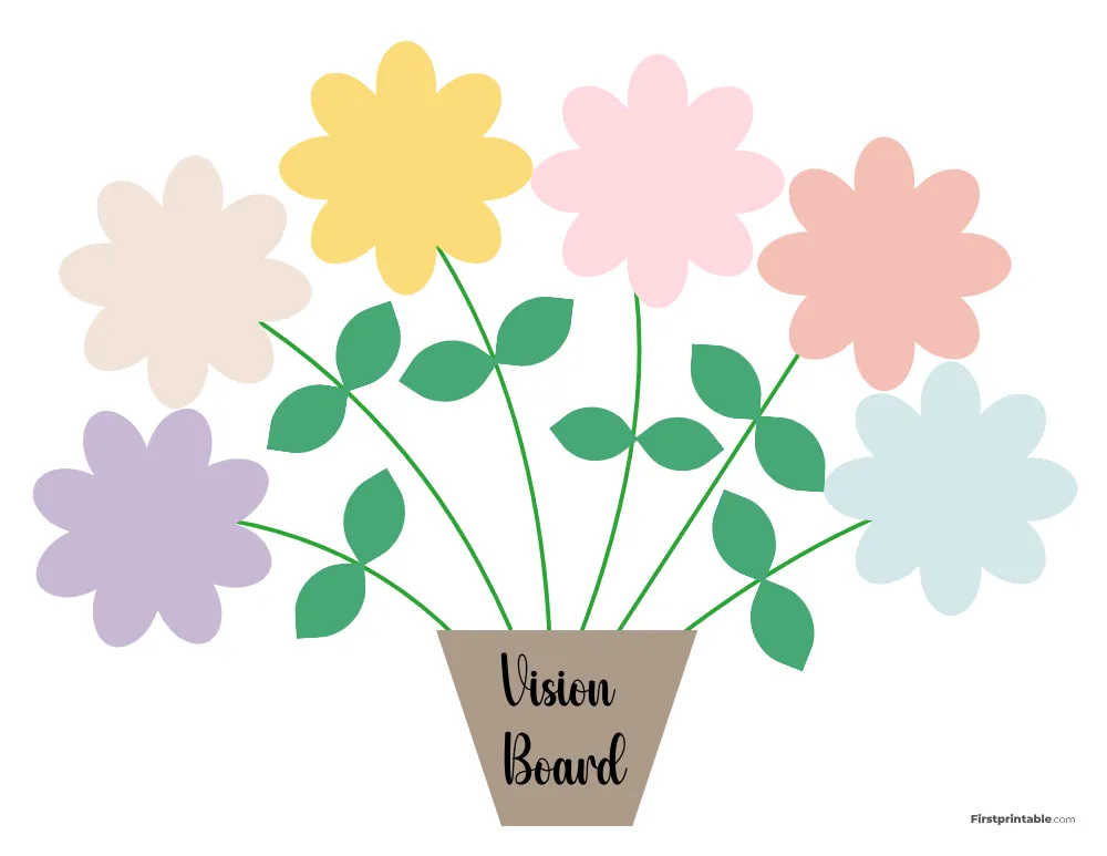 Vision Board Template 25