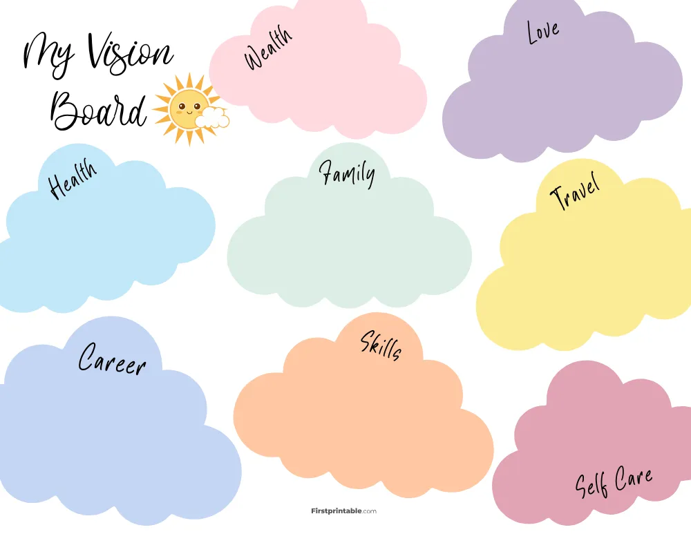 Vision Board Template 27