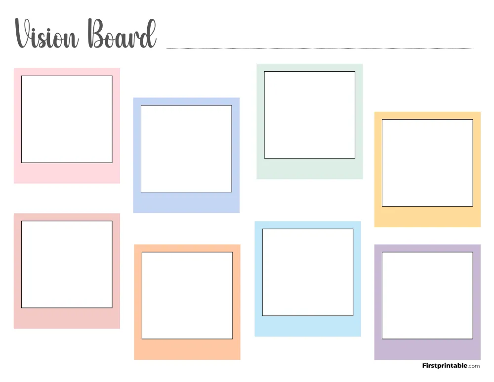 Vision Board Template 29