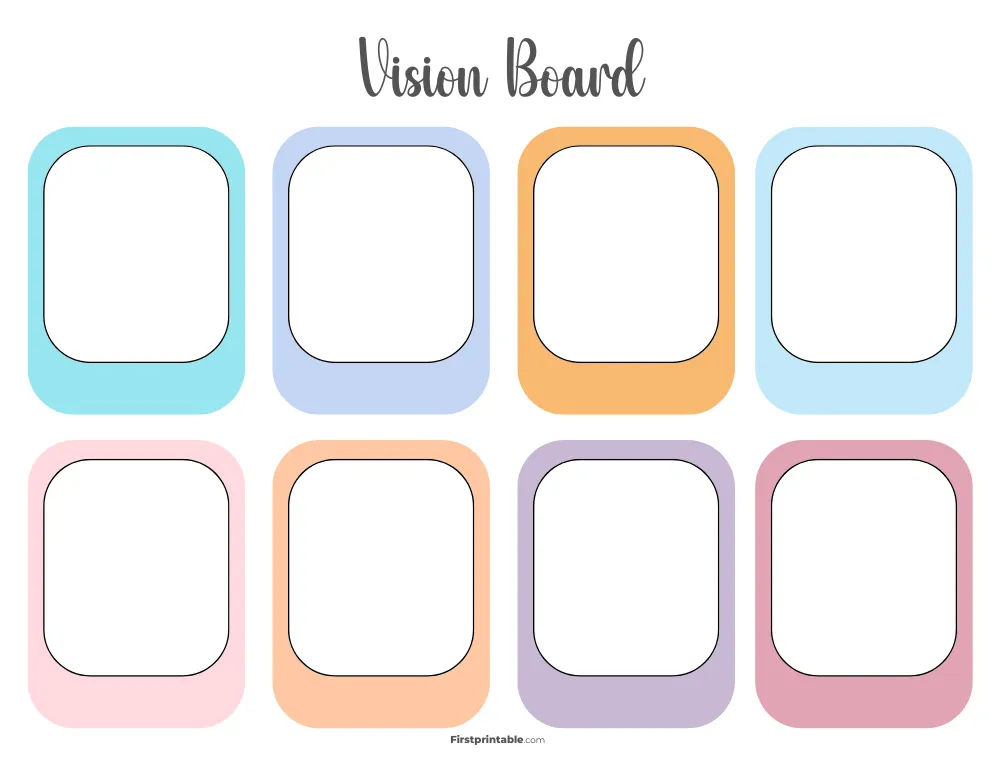 Vision Board Template 30