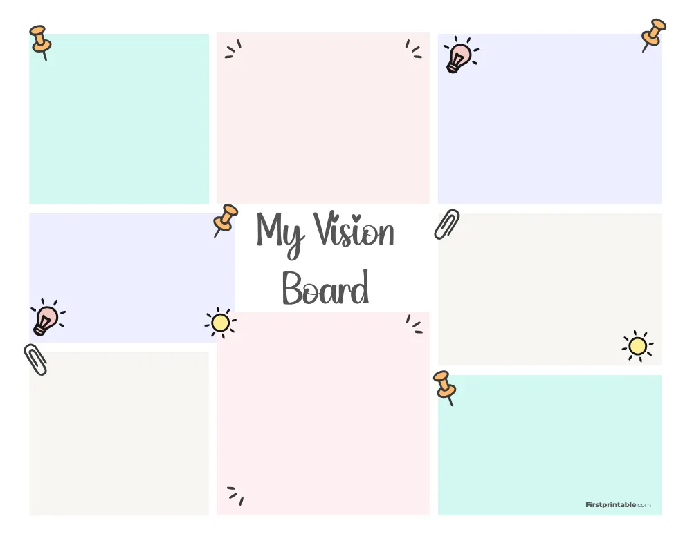 Vision Board Template 31