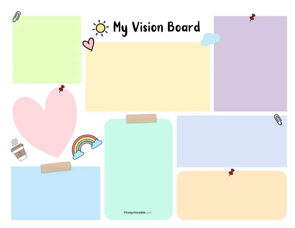 Vision Board Template 32