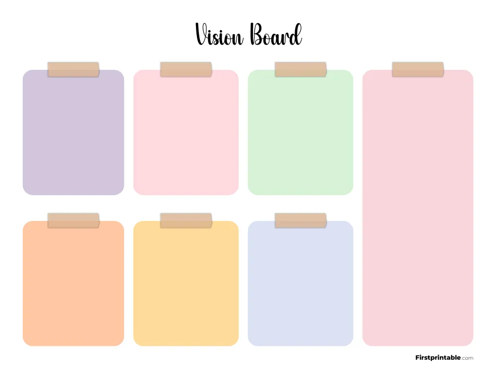 Vision Board Template 33