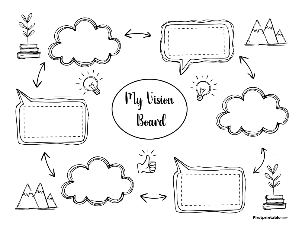 Vision Board Template 34