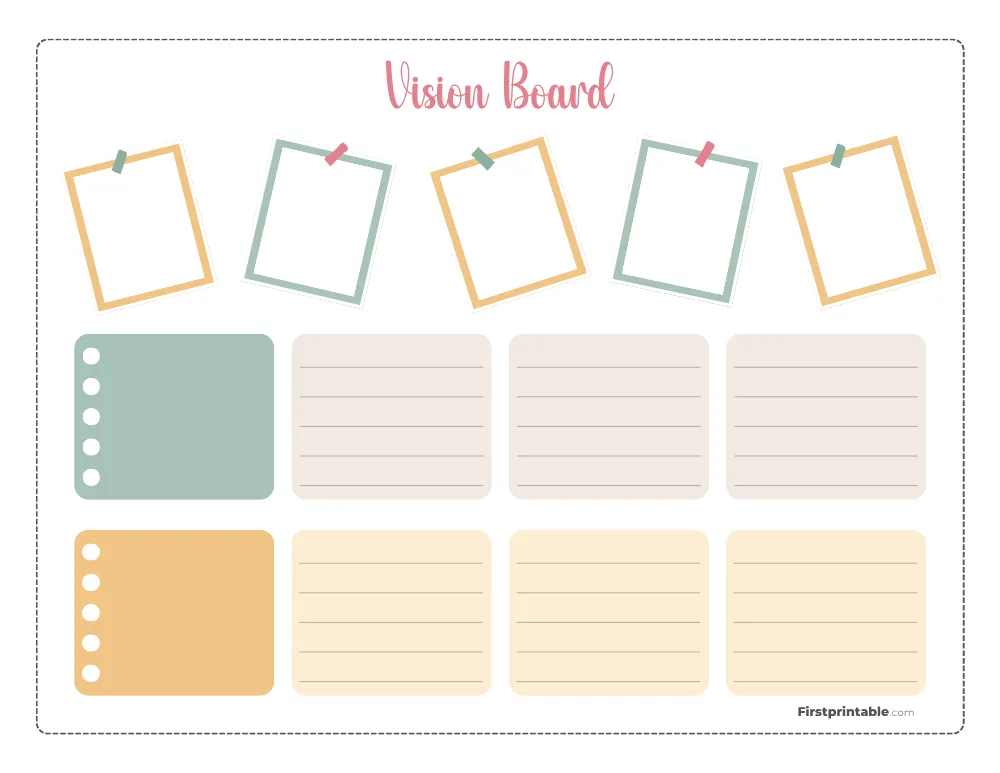 Vision Board Template 35
