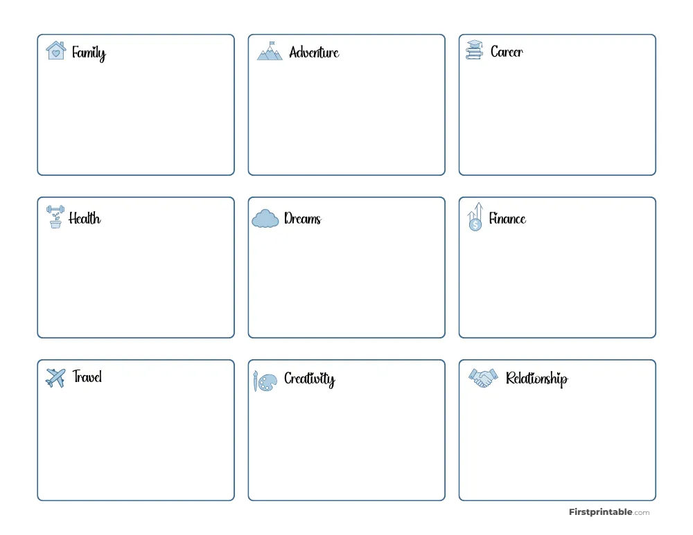 Vision Board Template 36