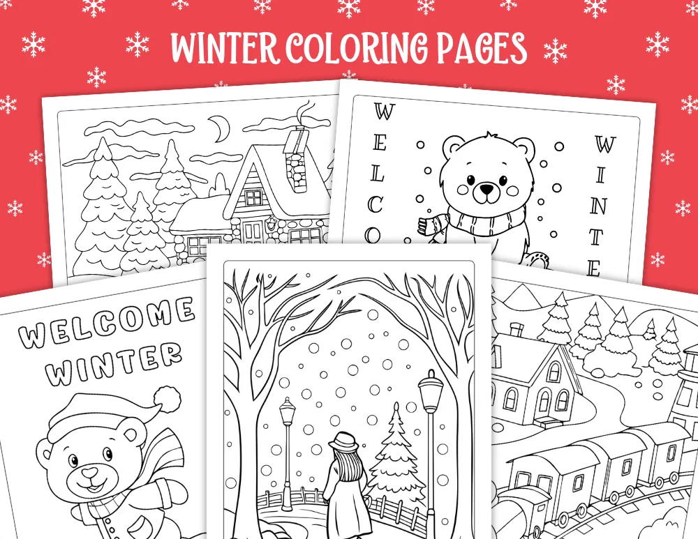 Winter Coloring Pages
