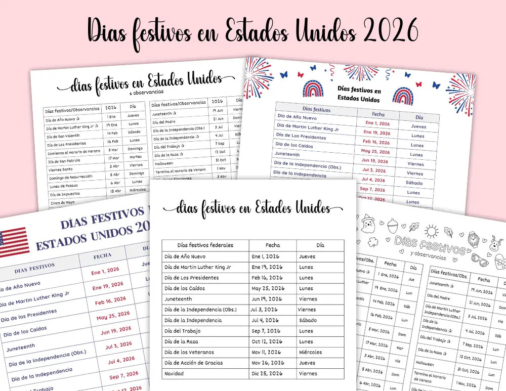 Días festivos en Estados Unidos 2026