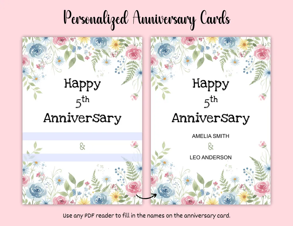 Personalized Anniversary Cards 01