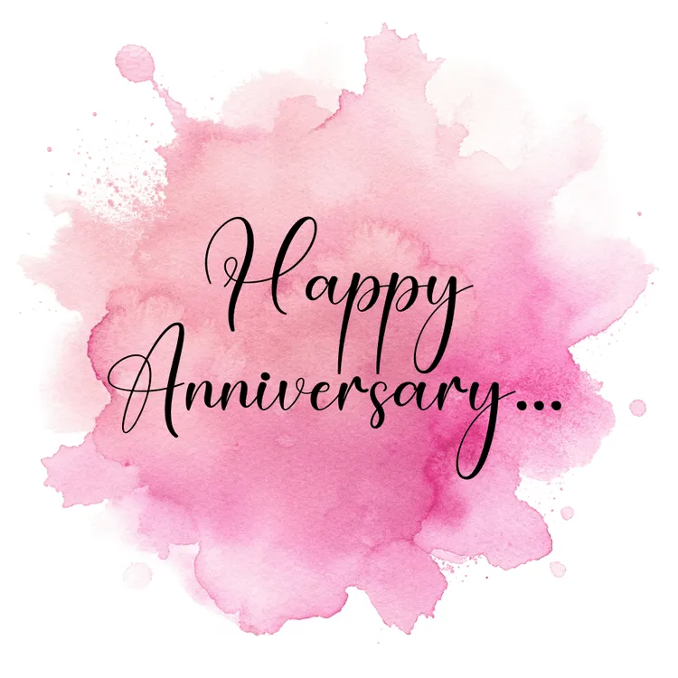 Aesthetic Anniversary Card