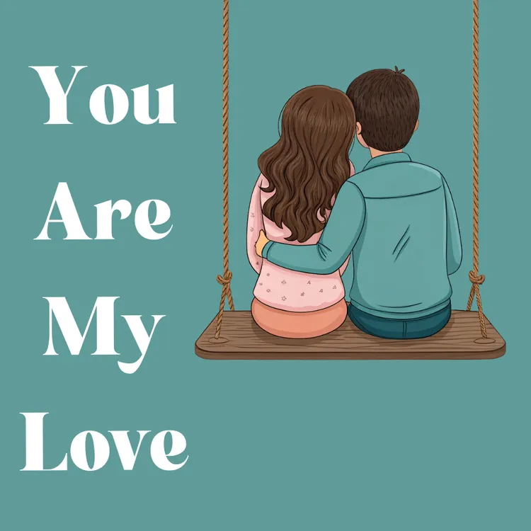 "You are My Love" - Cute Anniversary Card