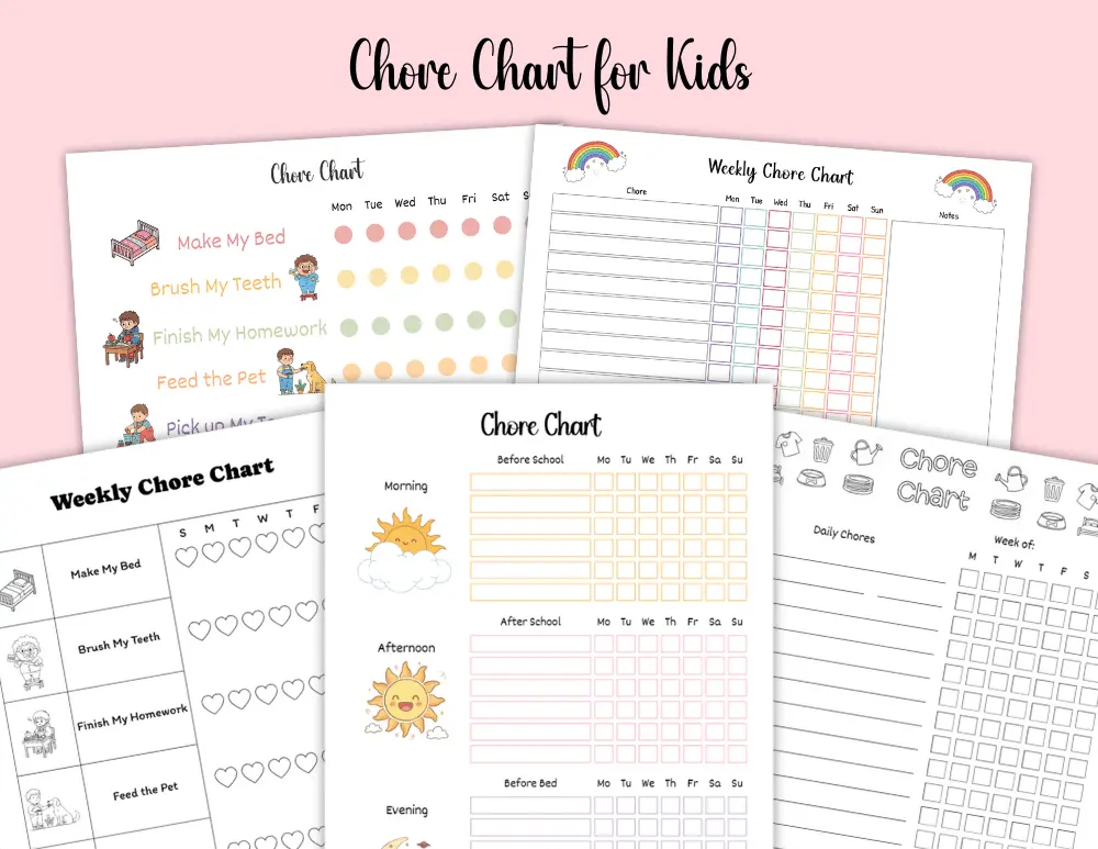 Printable Chore Chart for Kids