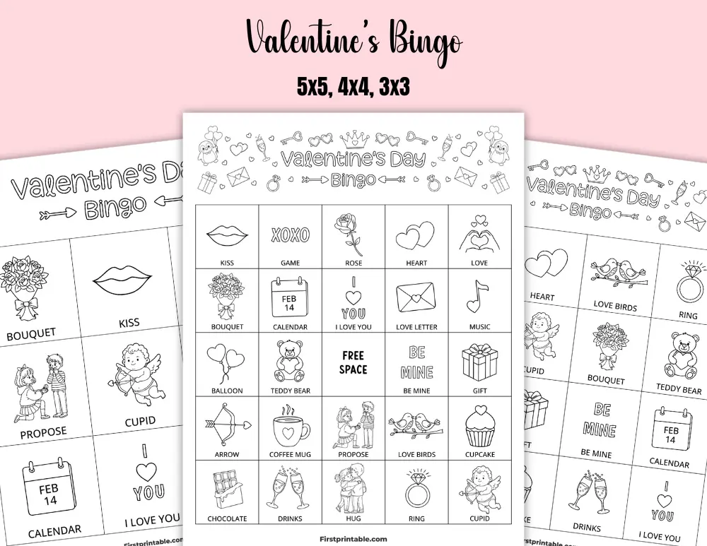 Printable Valentine's Bingo 02