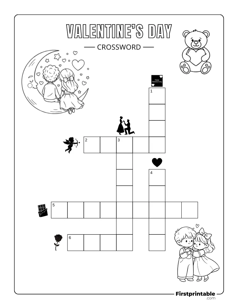 Valentine's Day Crossword - Easy 02