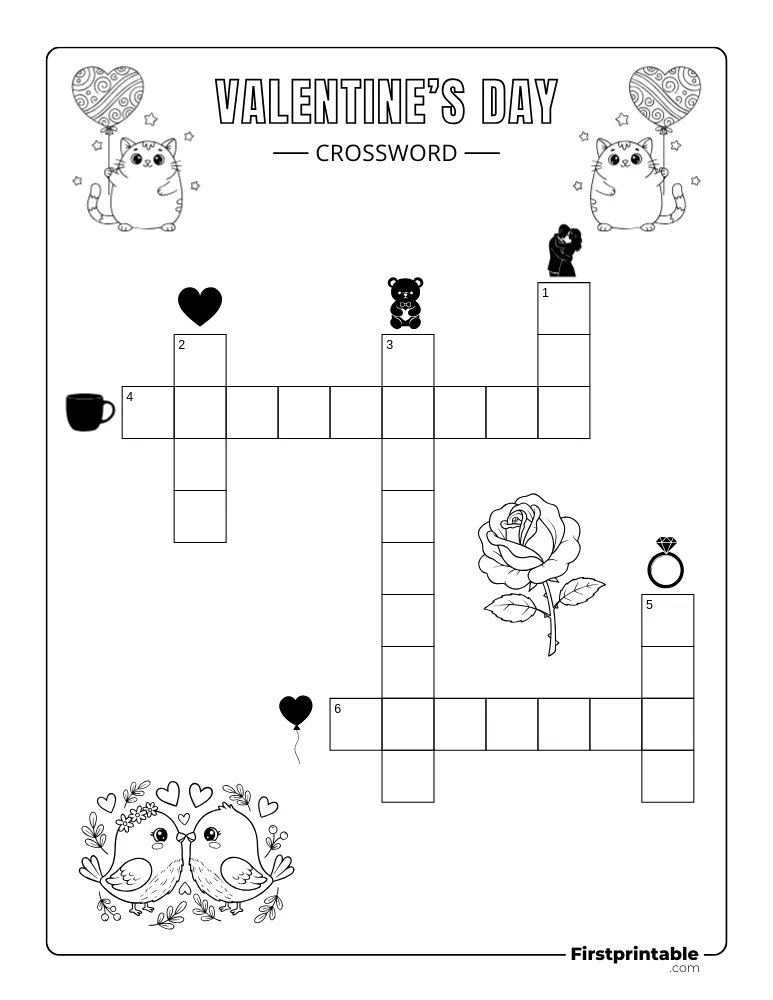 Valentine's Day Crossword - Easy 03