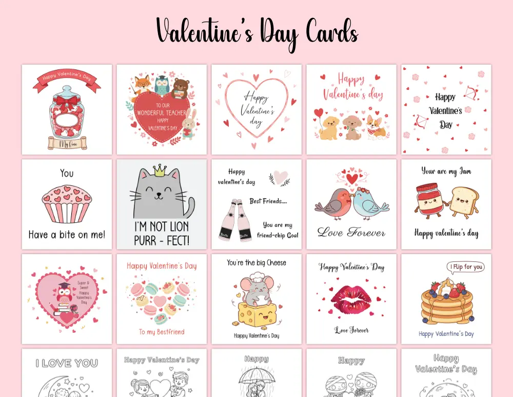 Printable Valentine's Cards 03