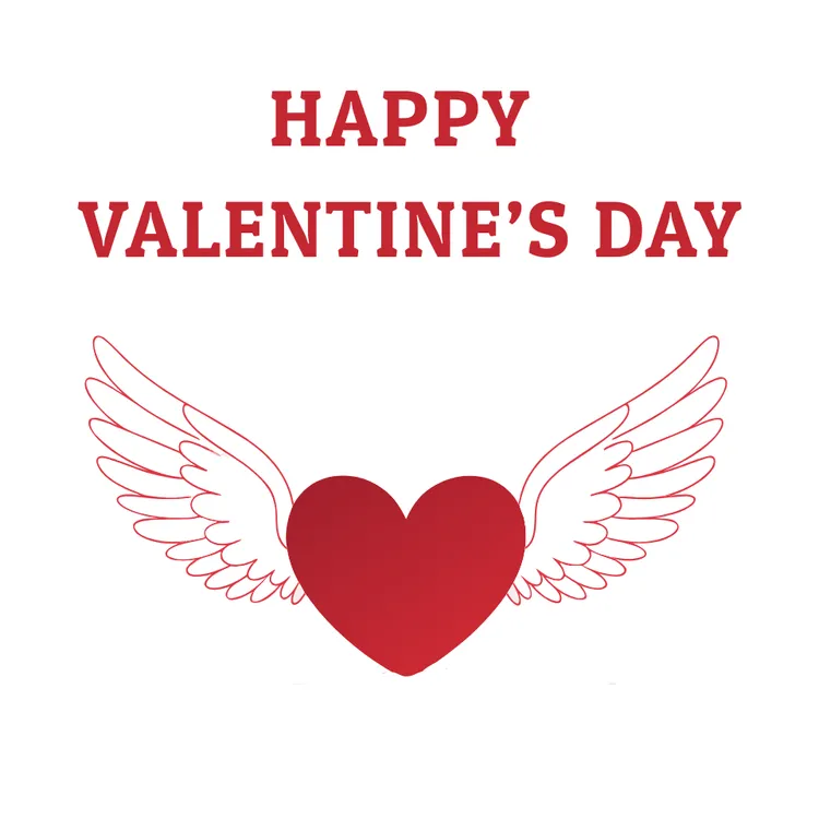 Retro Themed Happy Valentine's Day Card