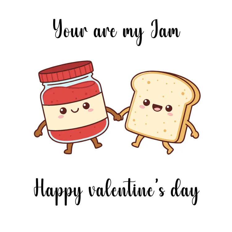 "You are my Jam" Valentine Card