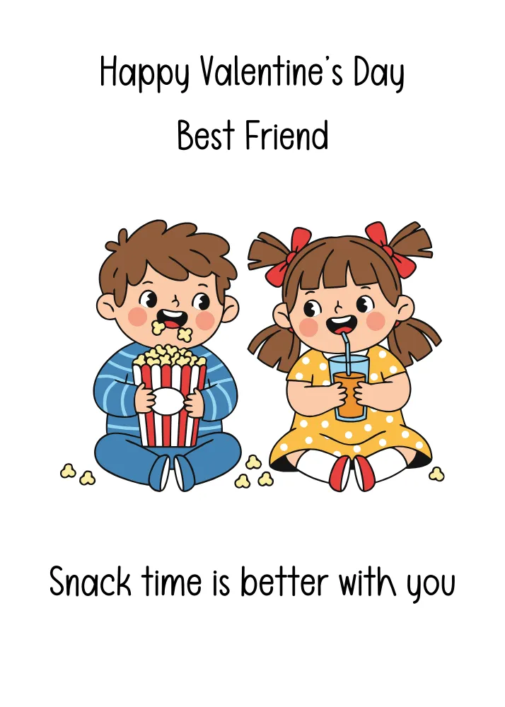 Cute Best Friends Card