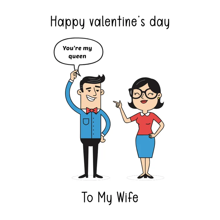 Cute Couple Valentine's Day Card