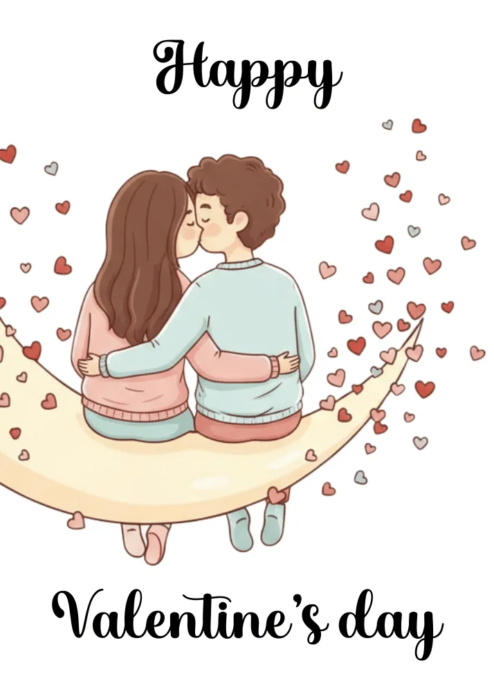 Romantic Couple Valentine Card