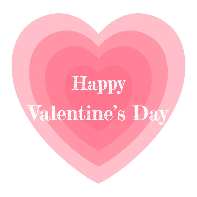 Retro Heart Valentine Card