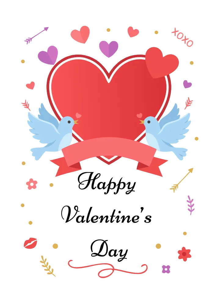 Vintage Valentine's Day Card