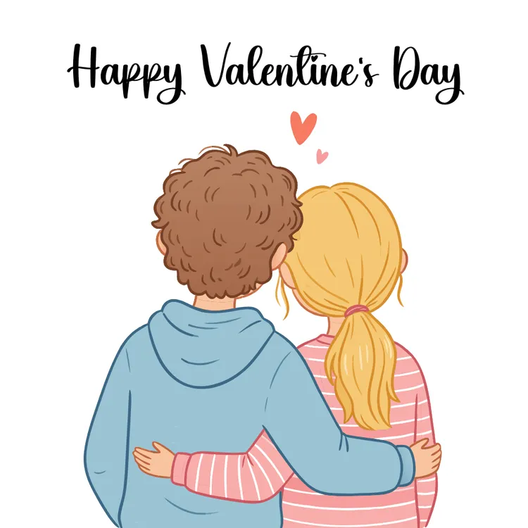 Cute Couple Valentine's Day Card