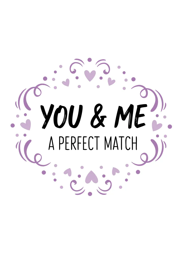 You and Me Valentine Card