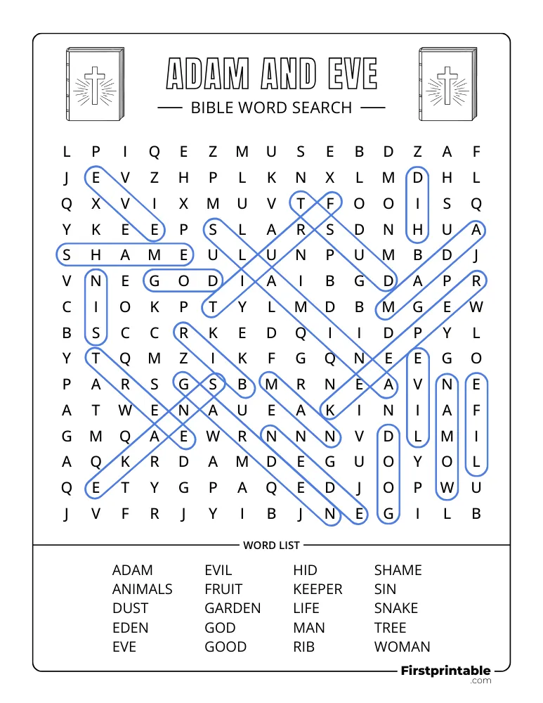 Adam and Eve Answer Key