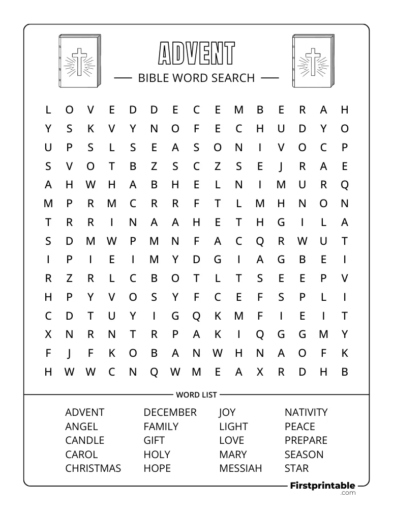 Advent Word Search