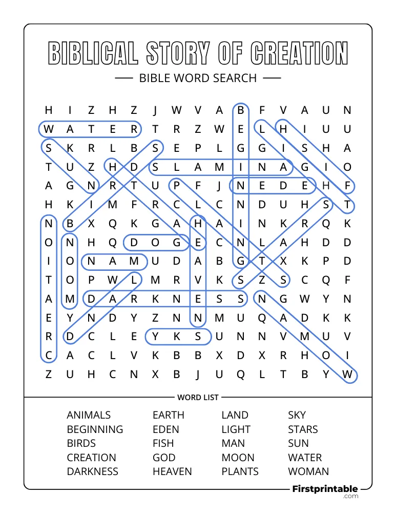 Biblical Story of Creation Answer Key