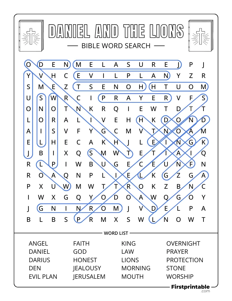 Daniel and the Lions Answer Key