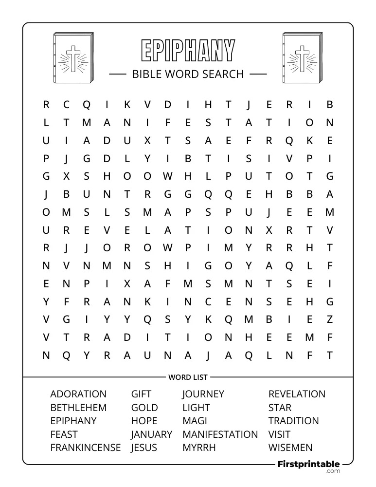 Epiphany Word Search