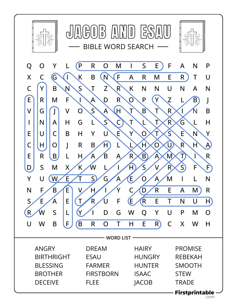 Jacob and Esau Answer Key