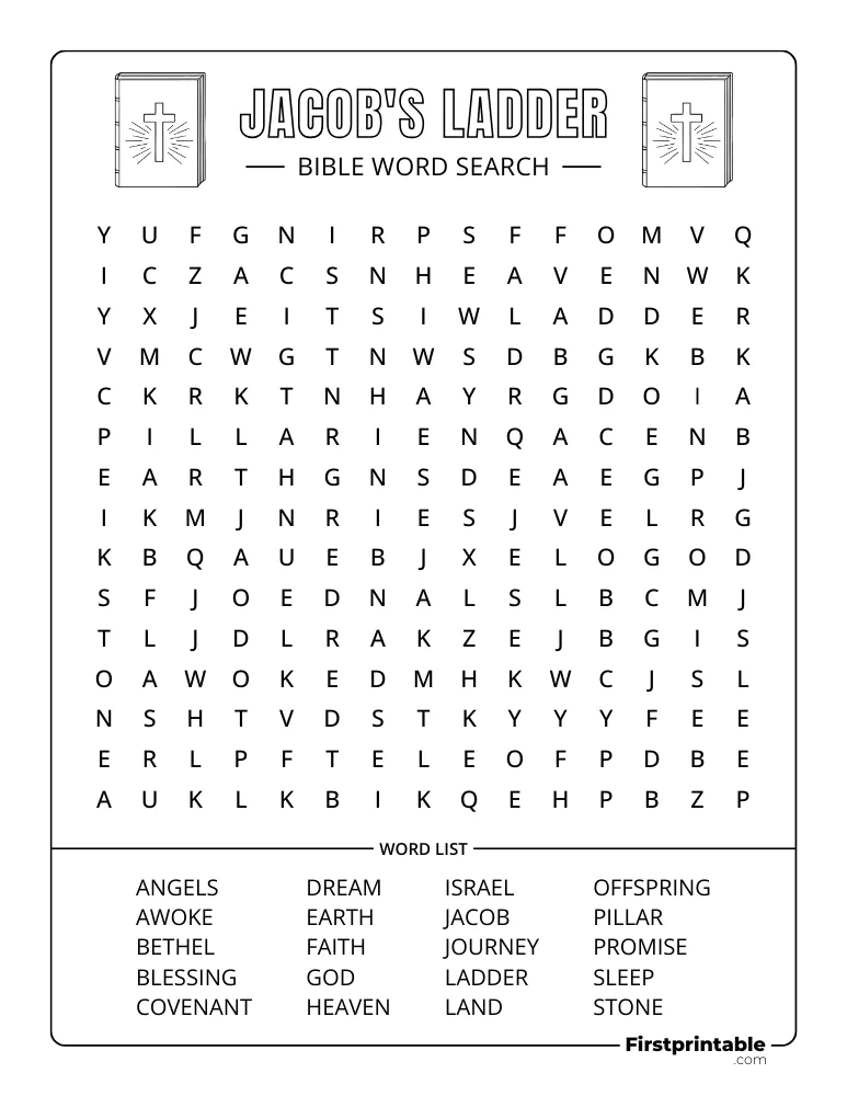 Jacob's Ladder Word Search