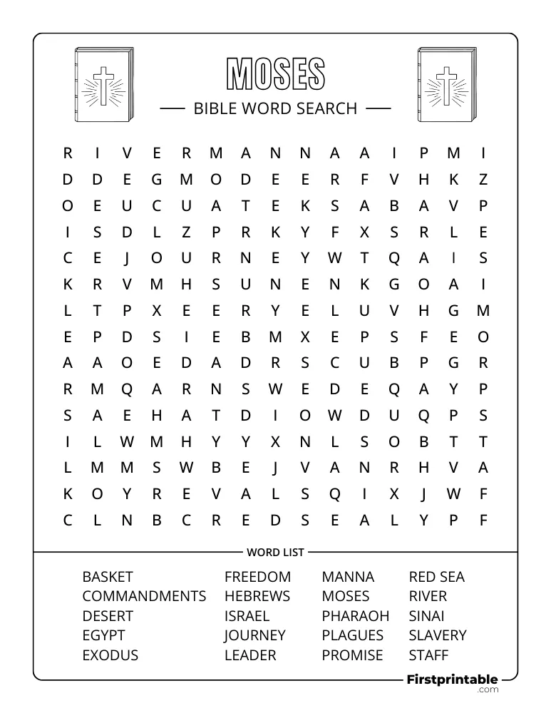 Moses Word Search