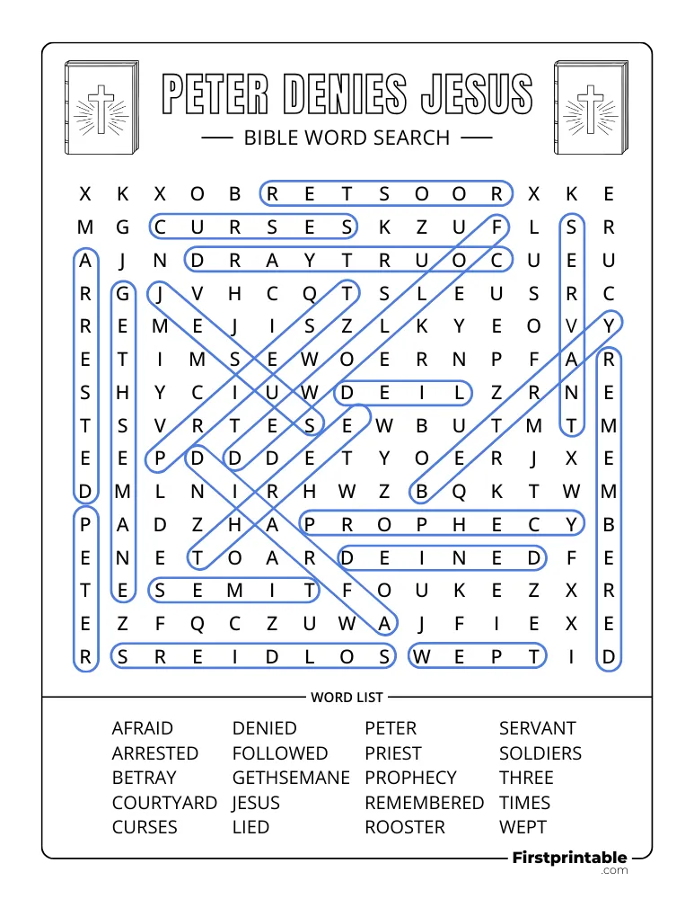 Peter Denies Jesus Answer Key